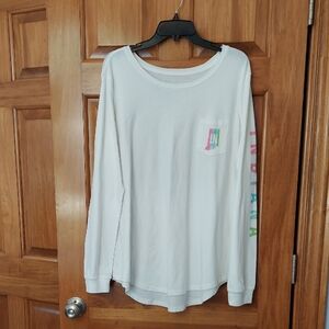 *🆕 State of Mind Indiana, Long Sleeve Tee w/Accent on Pocket, Size 2X NEW
